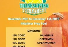 JZA Thanksgiving Tournament Flyer