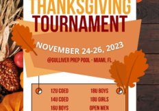 Miami Riptides 2023 Thanksgiving Tournament